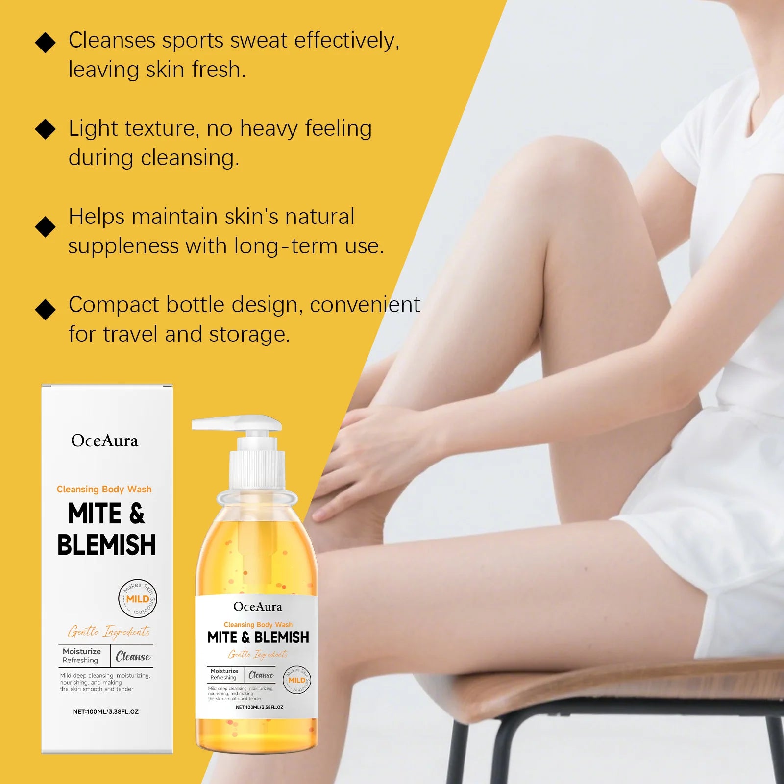 Anti-Mite and Acne Control Cleansing Body Wash - 11