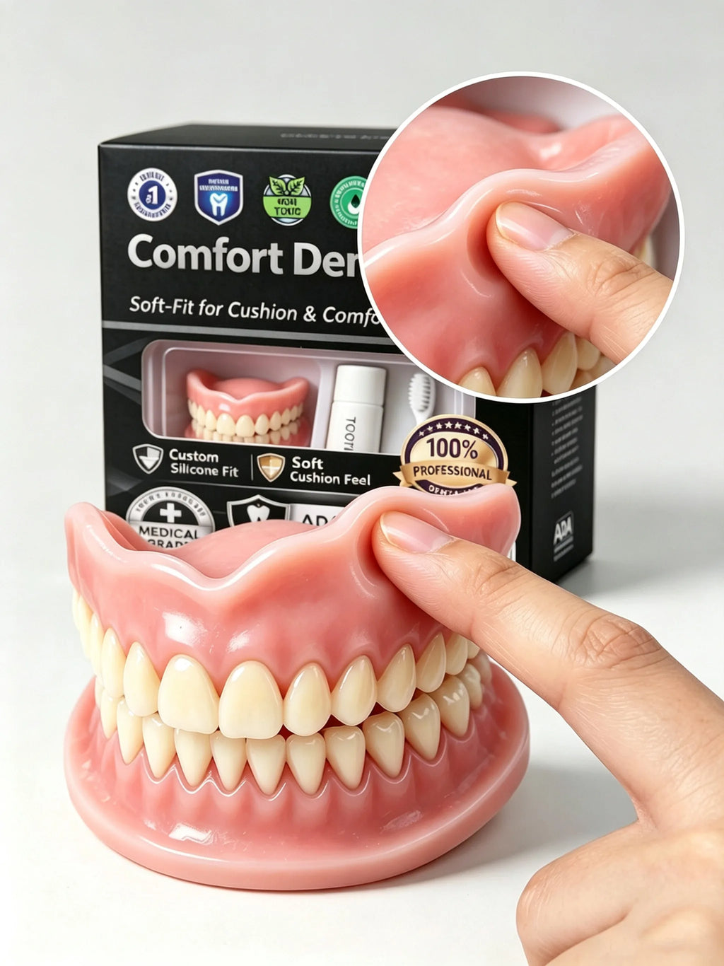 Moldable Silicone Cosmetic Teeth Veneers Kit