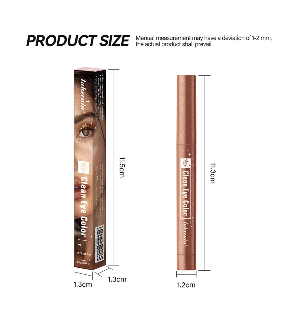 Waterproof Shimmer Pearlescent Eyeliner and Eye Brightener Pencil