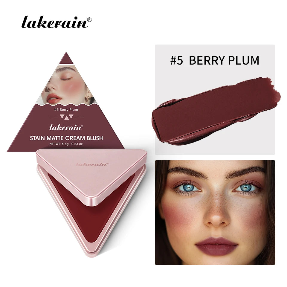 2-in-1 Cream and Powder Blush Palette for Long-Lasting Makeup - 21