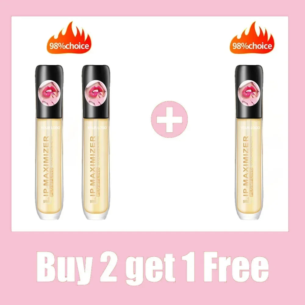 Instant Volumizing Lip Plumper Serum for Fuller Hydrated Lips