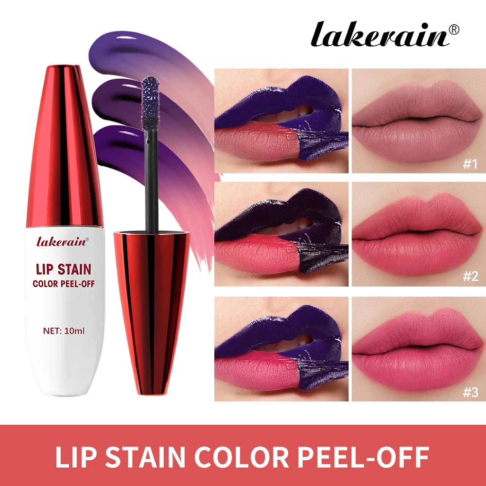Waterproof Peel-Off Lip Stain Matte Tint