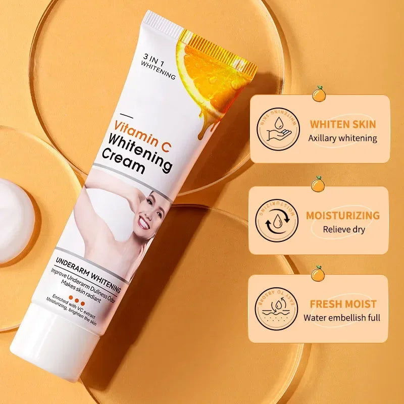 Vitamin C Skin Brightening Cream for Underarms Elbows and Knees - 4