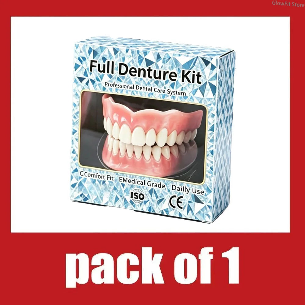 Natural Silicone Cosmetic Dentures for Instant Smile Restoration - 9