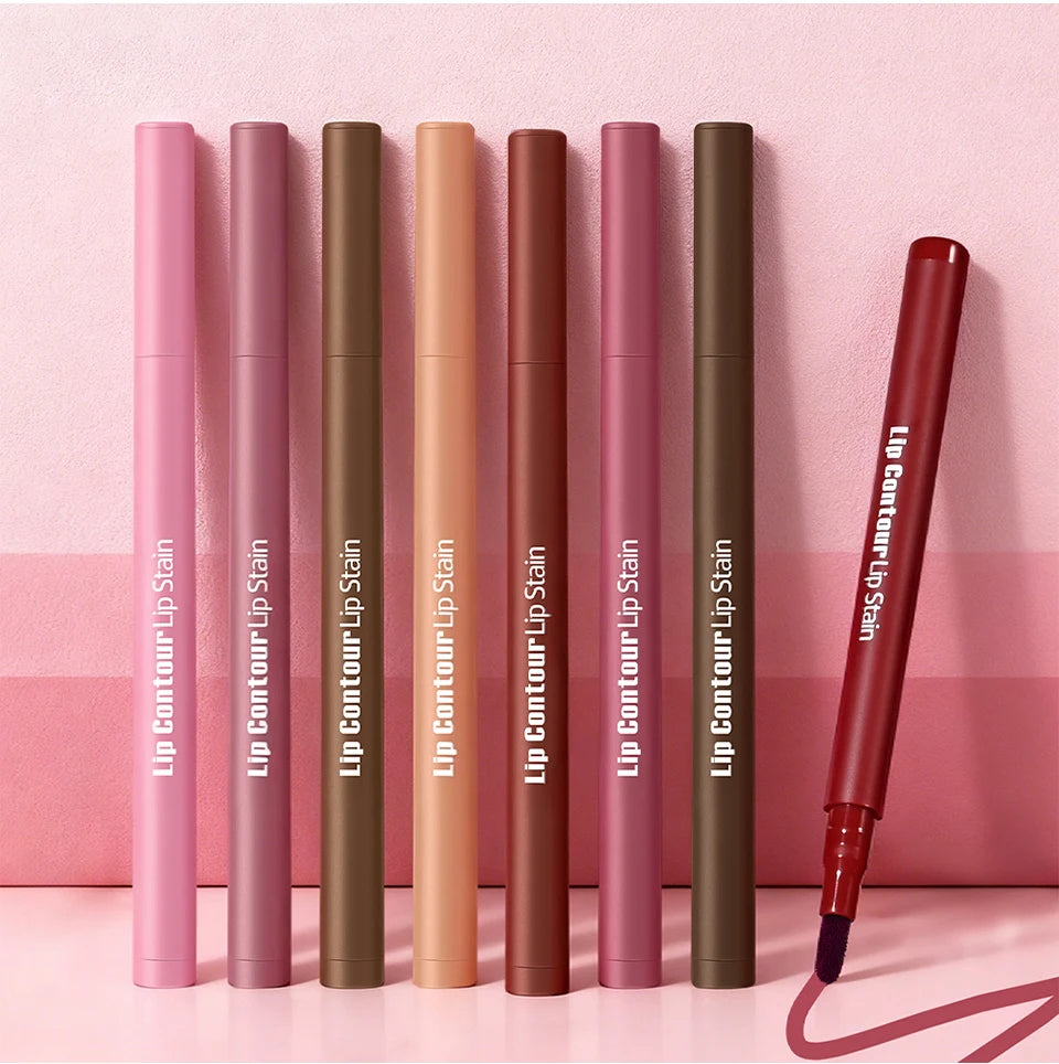 Waterproof Sculpting Ballpoint Felt Tip Lip Liner Stain