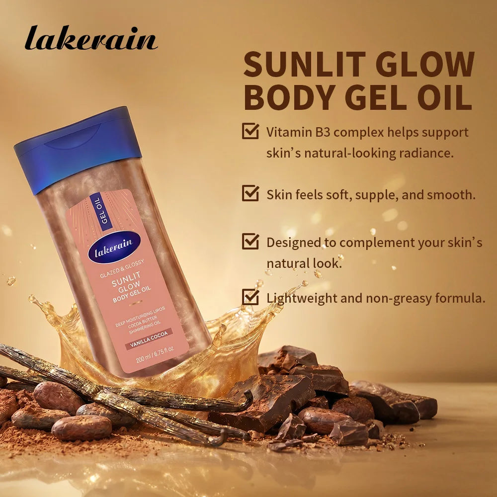 Radiant Hydrating Body Gel Oil for Soft Glowing Skin