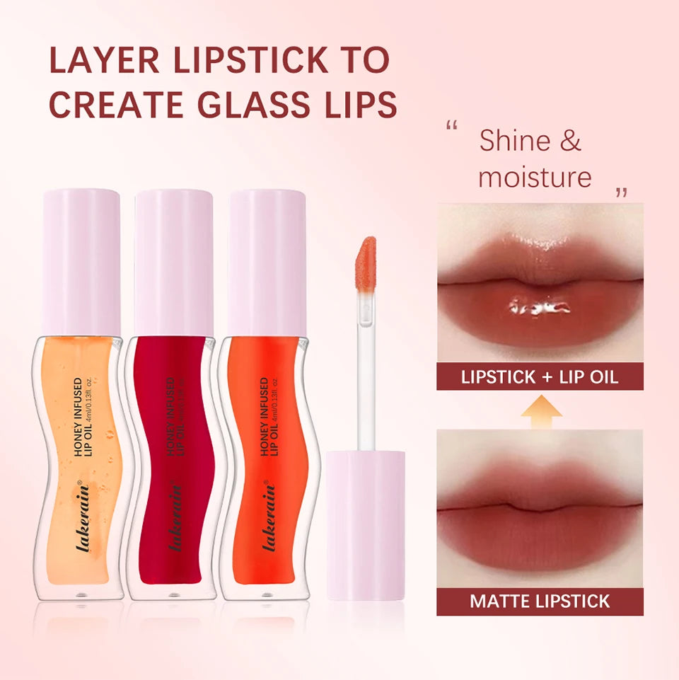 Honey Infused Moisturizing Lip Gloss Oil