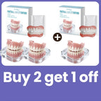 Comfortable Snap-On Silicone Cosmetic Teeth Veneers Set