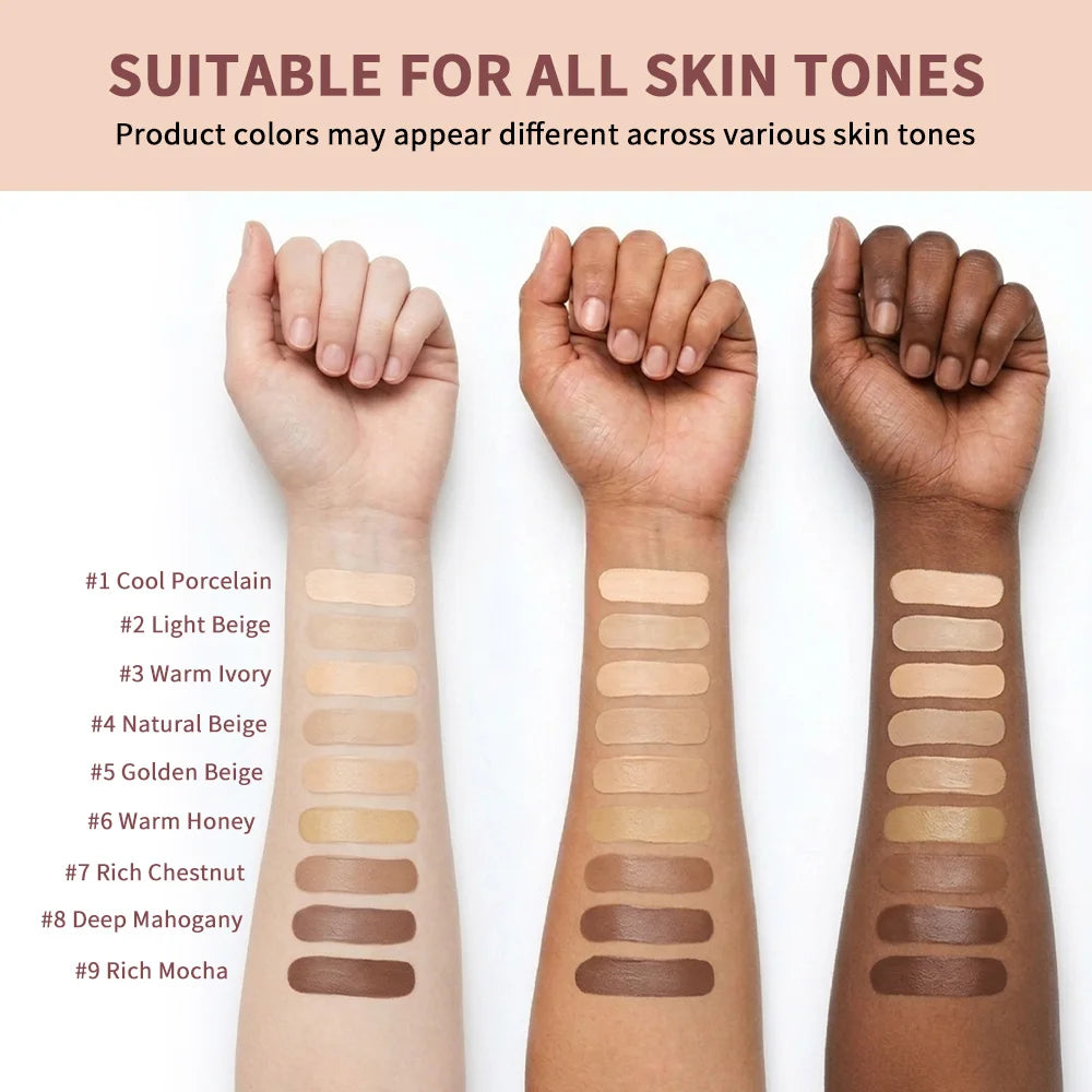 Long-Lasting Waterproof Matte Liquid Foundation - 6