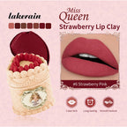 Velvet Matte Strawberry Lip Cream for Long-Lasting Hydration