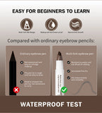 Waterproof Multi-Fork Liquid Eyebrow Pen