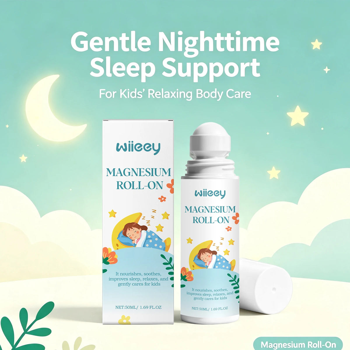 Magnesium Roll-On for Kids Sleep and Relaxation