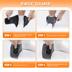 Heated Ankle Massage Wrap with Vibration for Pain Relief