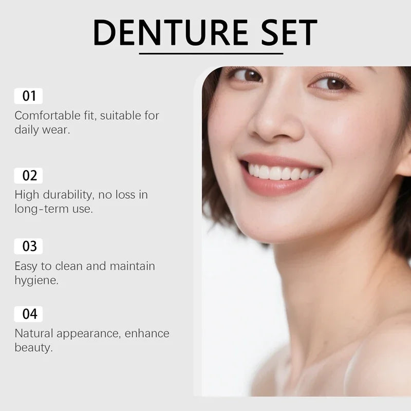Temporary Cosmetic Denture Set for Instant Smile Restoration - 16
