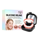 Realistic Cosmetic Denture Set with Mirror Storage Case