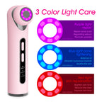 3-in-1 LED Photon Eye Facial Massager for Puffiness and Dark Circles