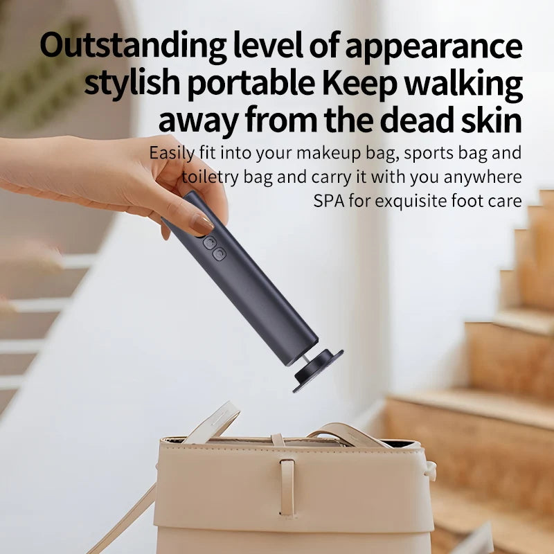 Electric Cordless Foot Callus Remover with 6 Speed Settings