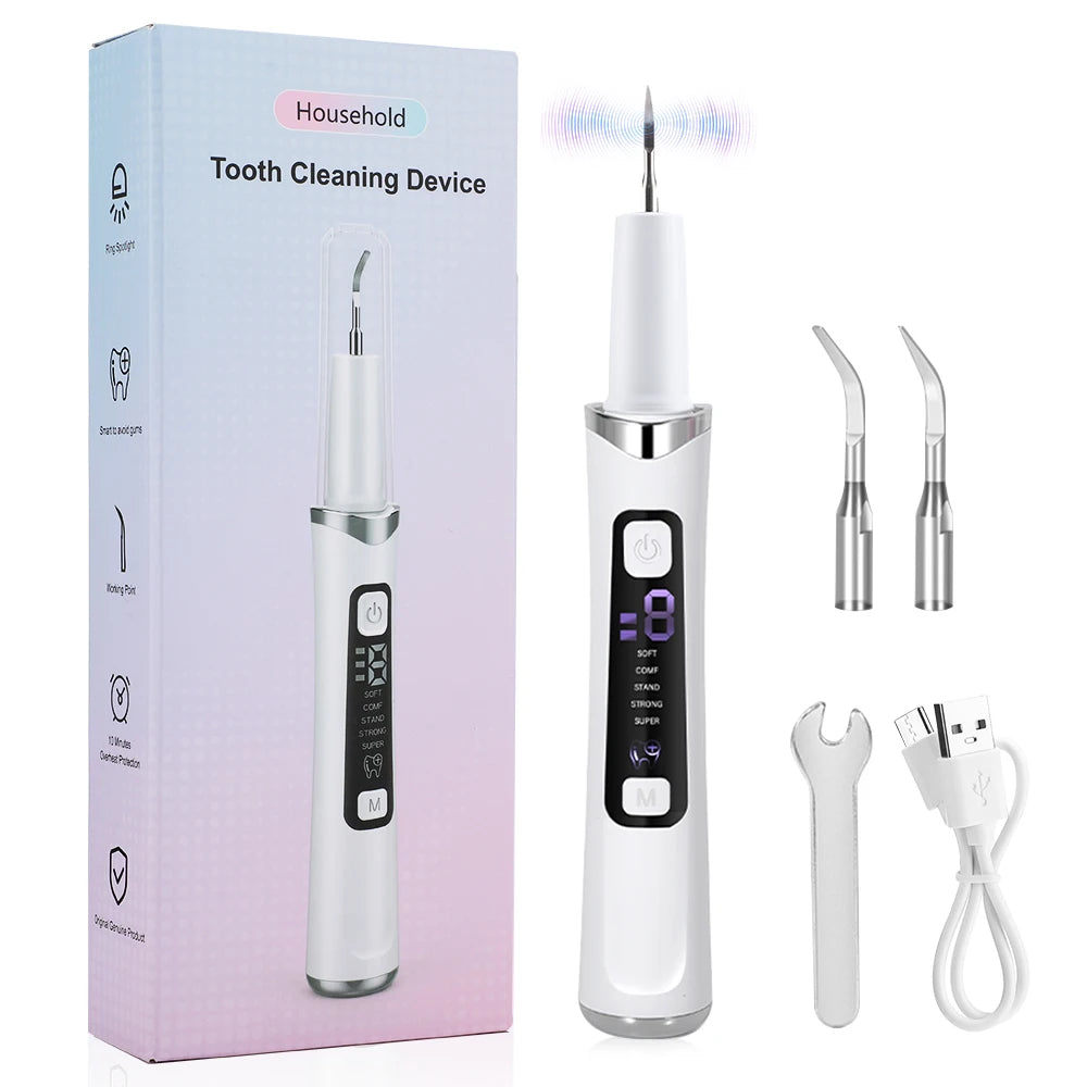 Ultrasonic Electric Teeth Cleaner and Tartar Remover - 21
