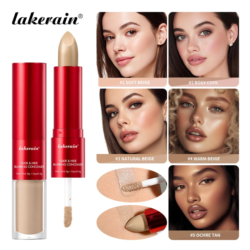 2-in-1 Blurring Concealer and Stick for Full Coverage