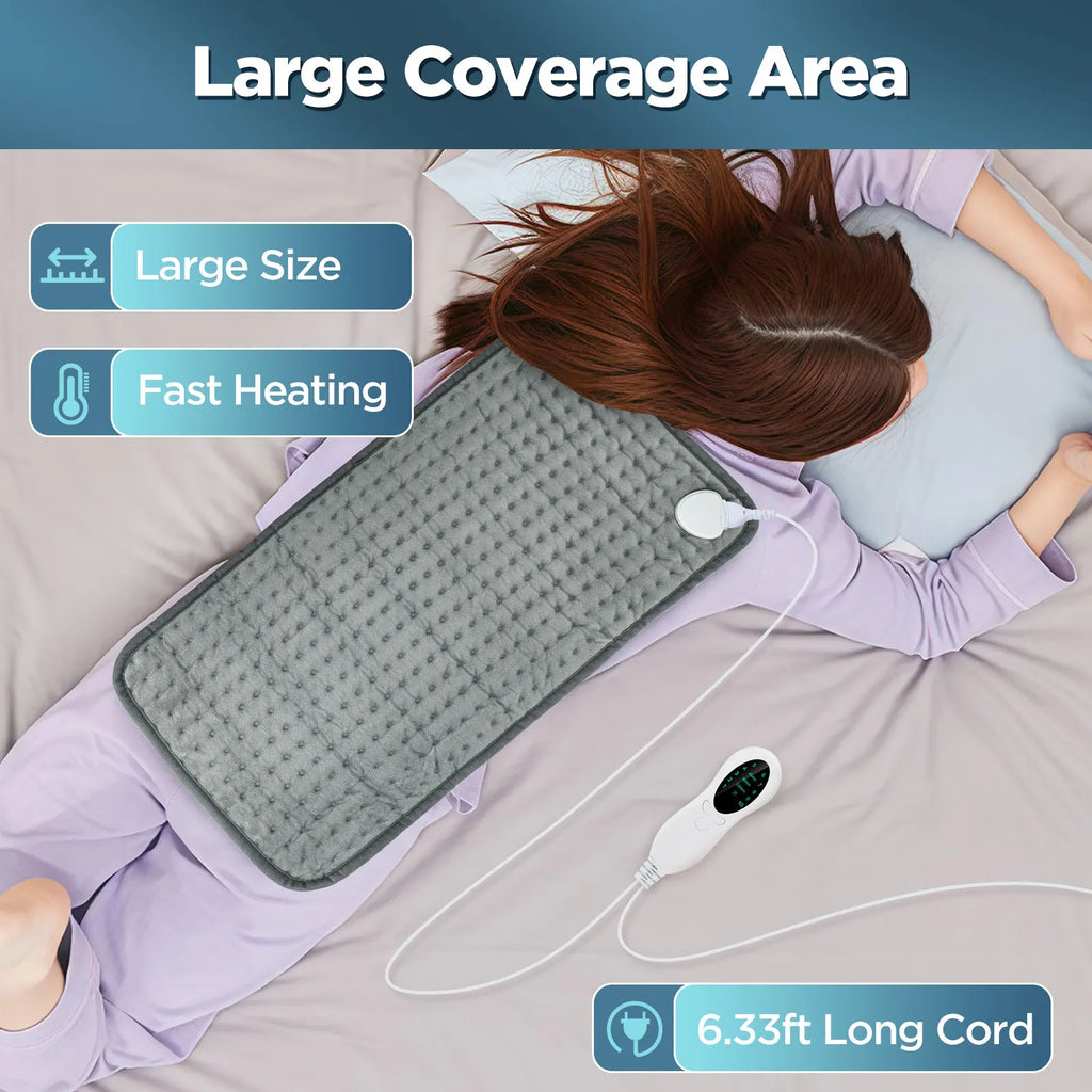 Electric Heating Pad for Back and Full Body Relief