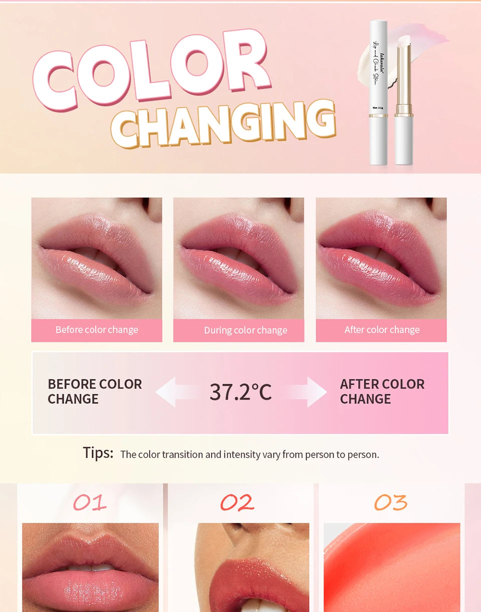 pH-Activated Color Changing Lip and Cheek Stain