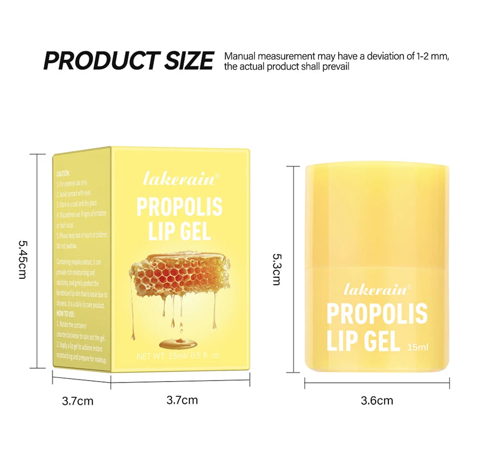 Propolis Hydrating Lip Gel for Repair and Moisturizing