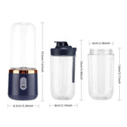 Portable Wireless Electric Fruit Blender and Juicer Cup