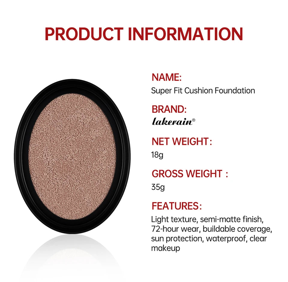 Waterproof Long-Lasting Cushion Foundation Refill