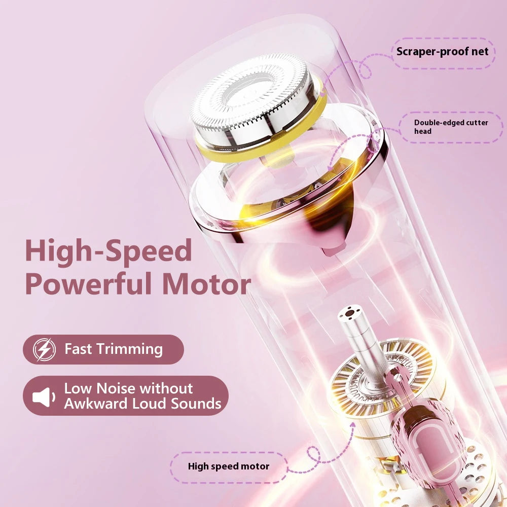 Dual-Head Painless Electric Body and Bikini Hair Trimmer