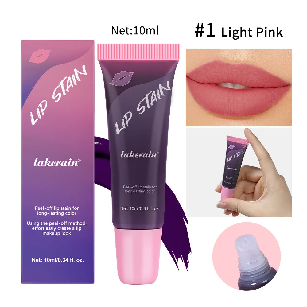 Waterproof Peel-Off Lip Stain Matte Tint