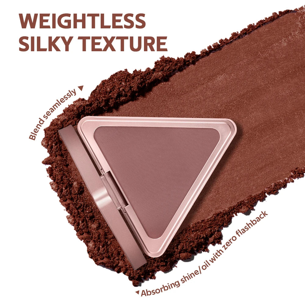 Long-Lasting Matte Bronzer Contour Powder for Face Sculpting