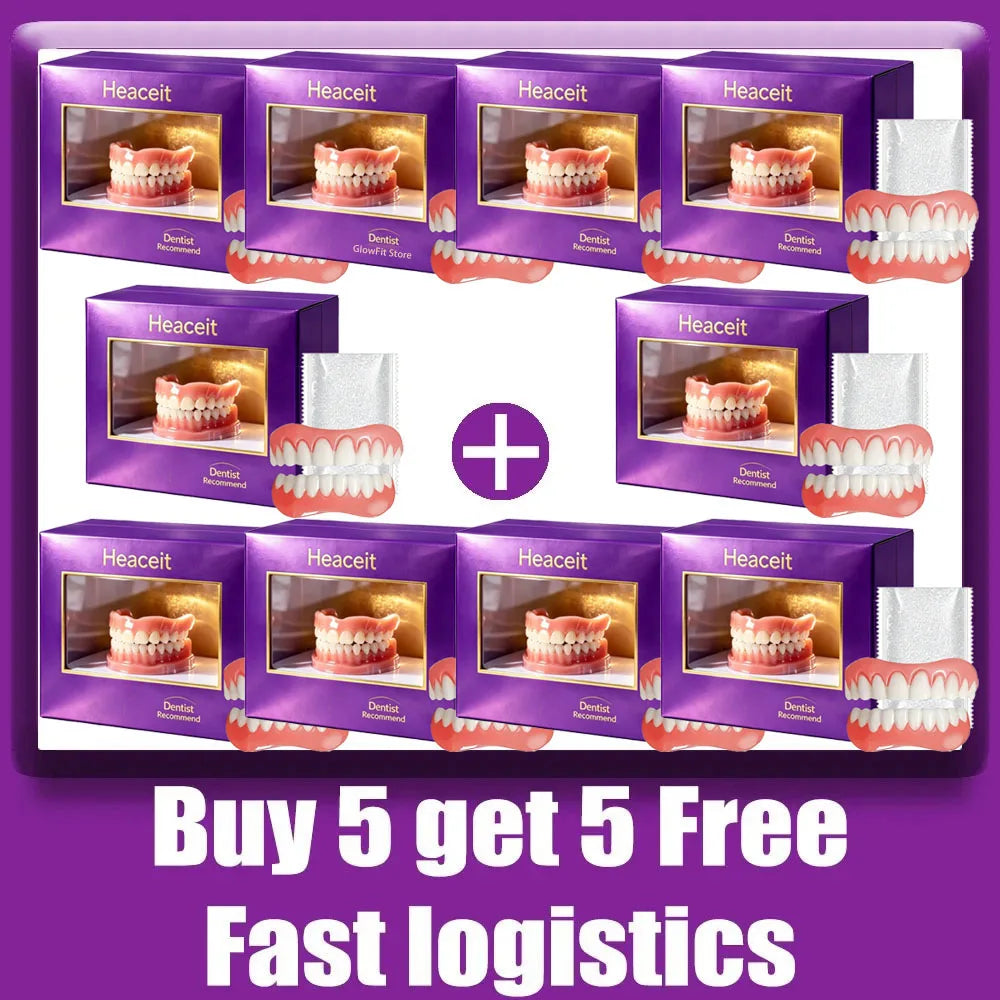 Instant Smile Cosmetic Denture Set for Natural Looking Teeth - 8