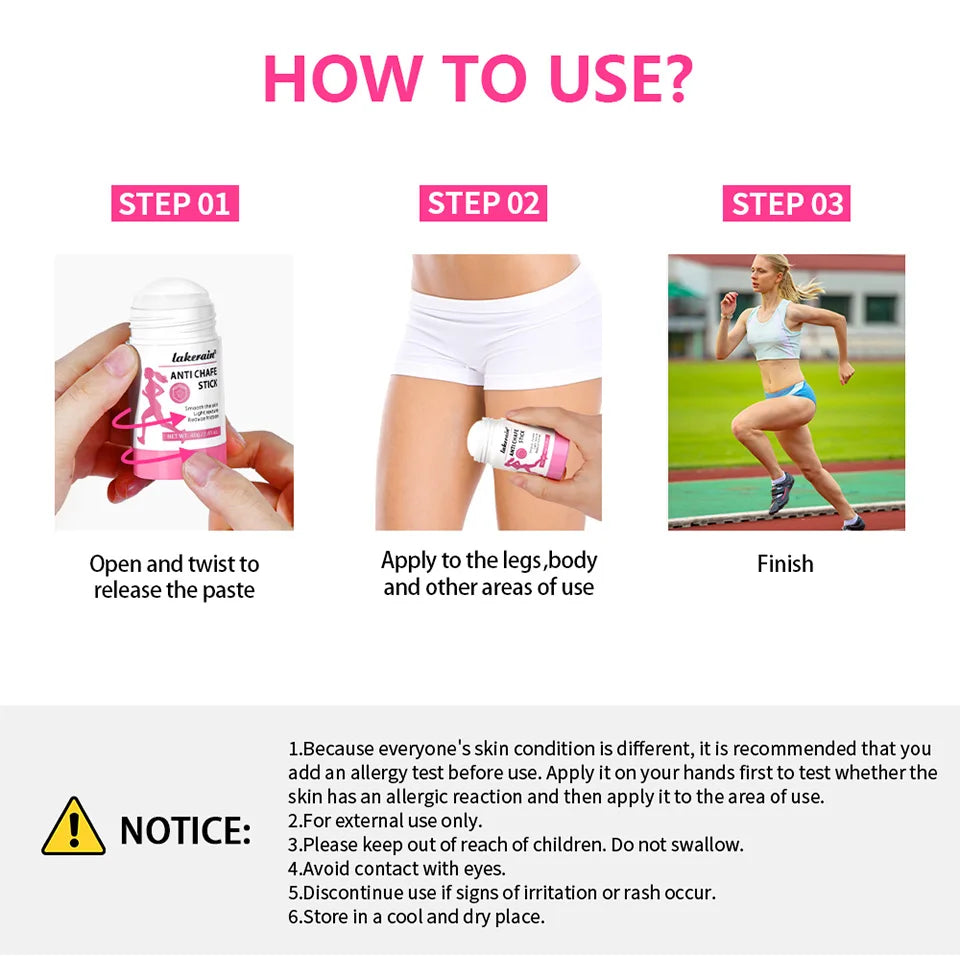 Anti-Chafing Friction Reducing Skin Protection Balm