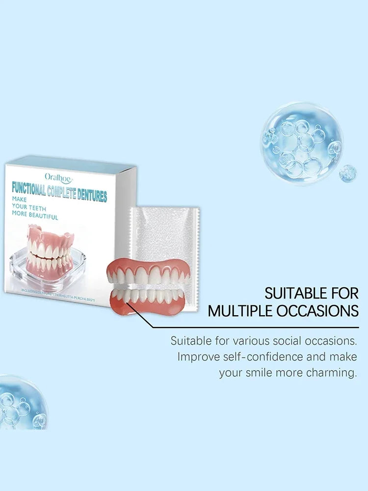 Instant Cosmetic Smile Veneers for Missing or Stained Teeth - 13