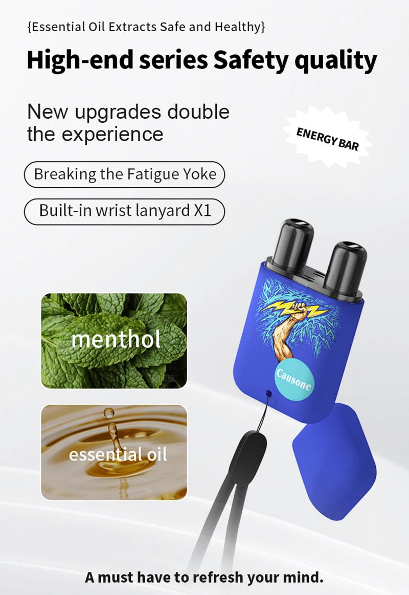 Double-Hole Essential Oil Aromatherapy Energy Inhaler Stick