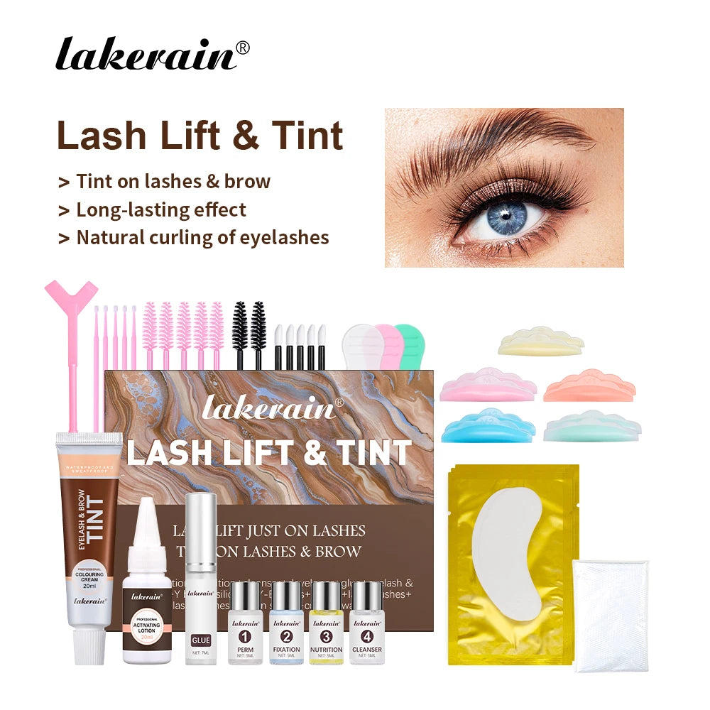 Professional Eyelash Lifting and Eyebrow Tinting Kit - 1