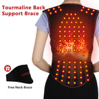 Self-Heating Tourmaline Magnetic Back and Shoulder Support Brace