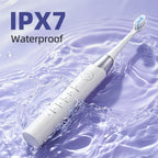 Rechargeable Sonic Electric Toothbrush with 5 Modes and Timer