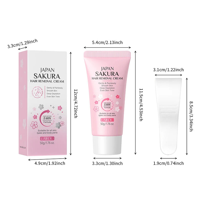 Painless Gentle Hair Removal Cream for Sensitive Skin - 20