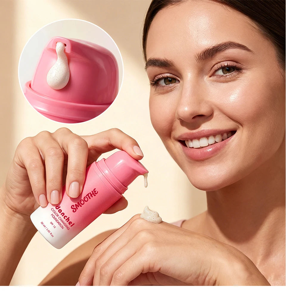 Color-Changing Foundation for Flawless Radiant Skin