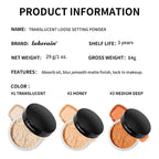 Translucent Loose Setting Powder for Matte Makeup Finish