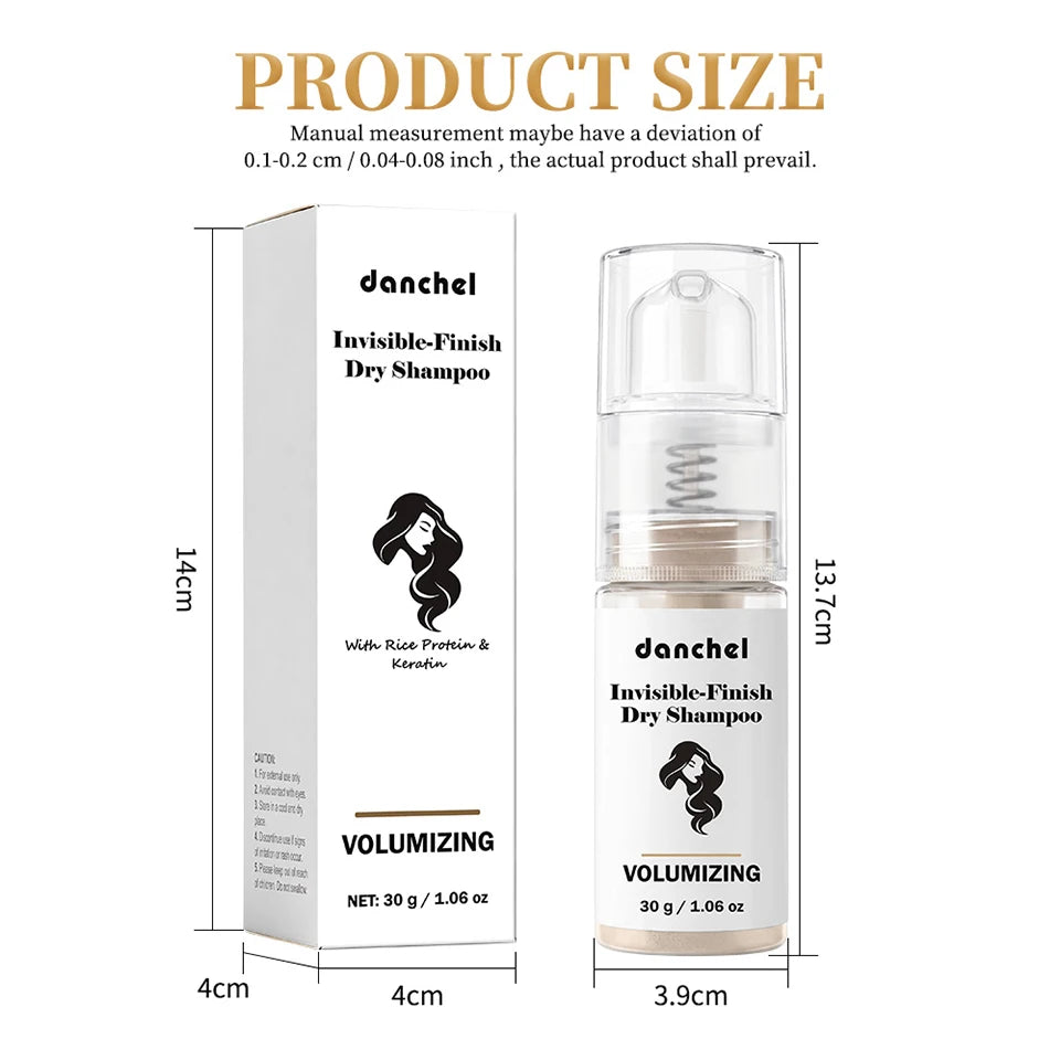 Volumizing Dry Shampoo Powder for Instant Oil Absorption