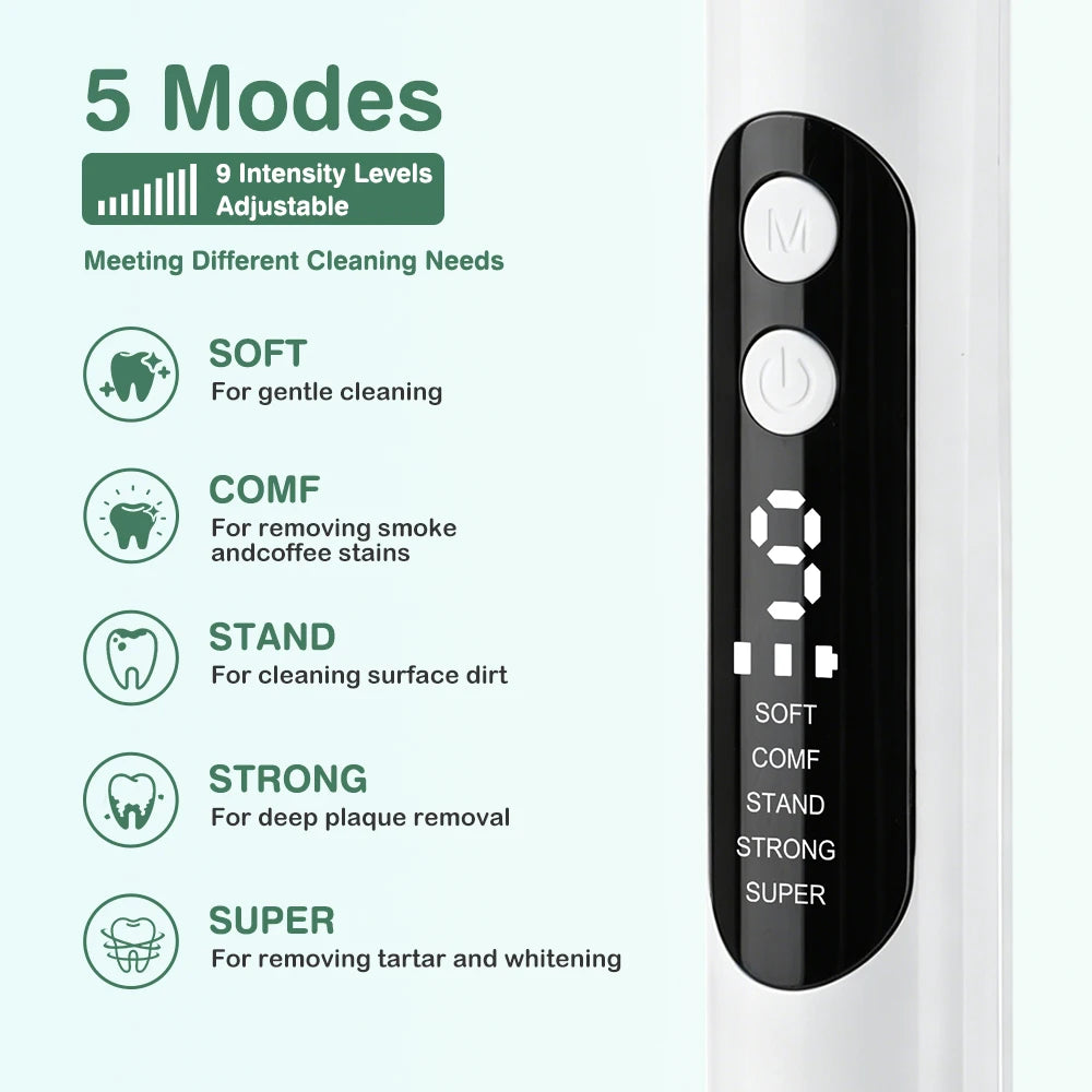 Ultrasonic Electric Teeth Tartar and Plaque Remover - 4