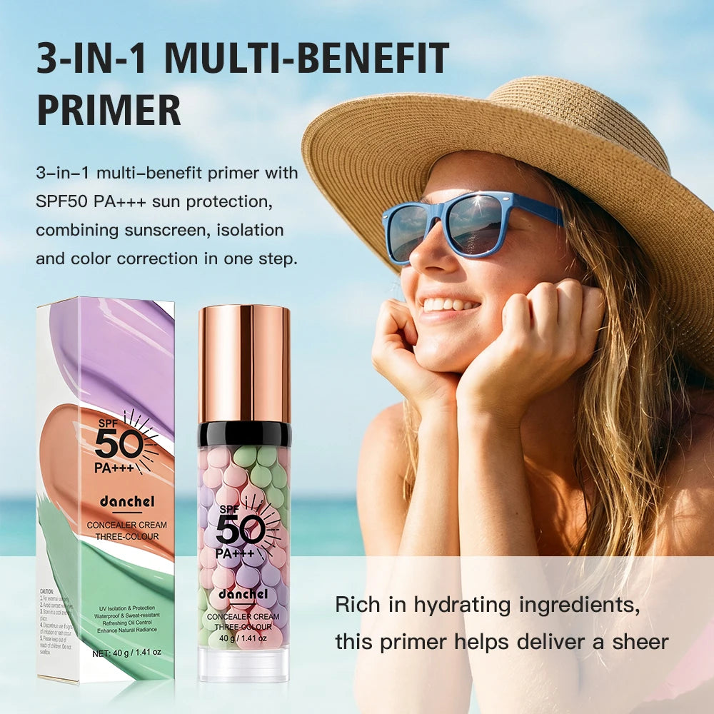3-in-1 Color Correcting Face Primer with SPF50