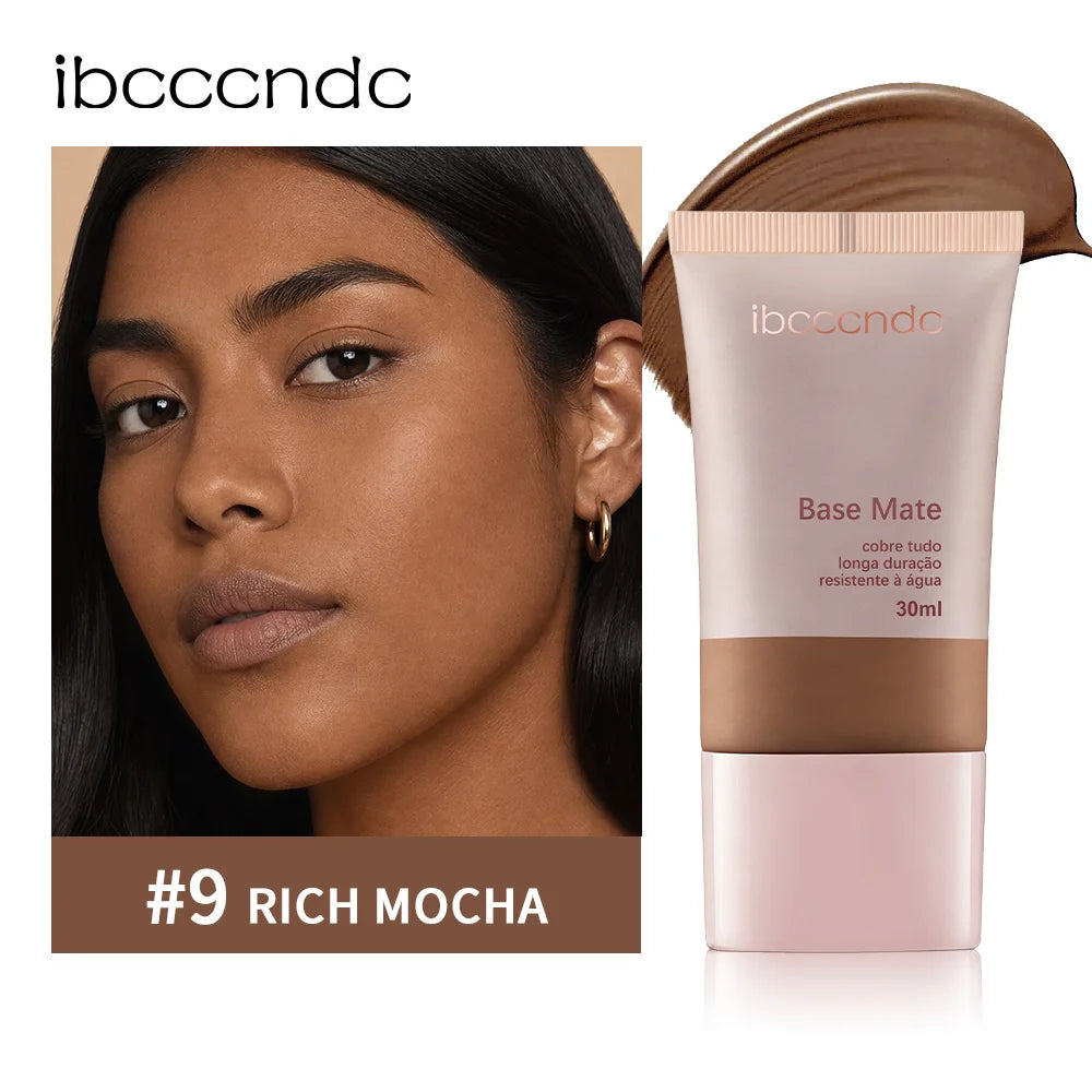 Long-Lasting Waterproof Matte Liquid Foundation
