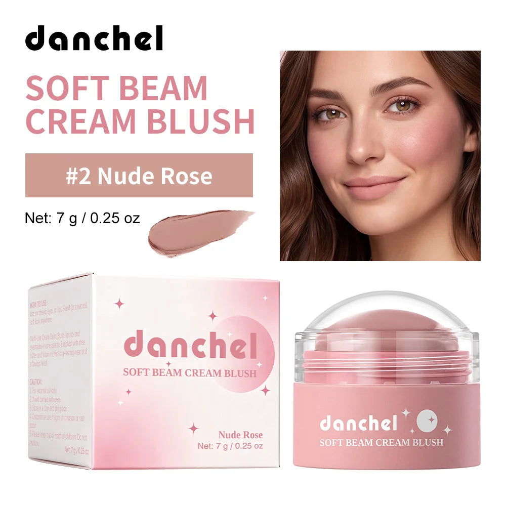 Multi-Use Soft Cream Blush for Cheeks, Lips, and Eyes