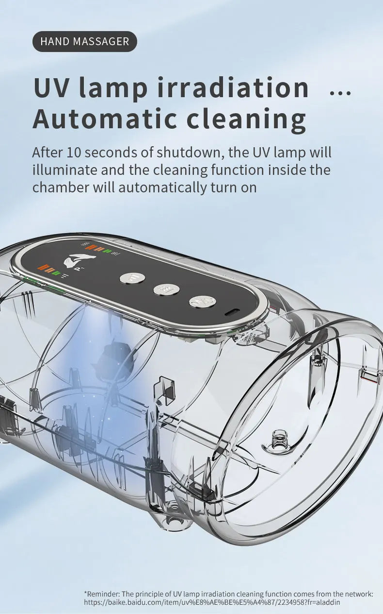 Electric Heated Hand Massager with Air Compression