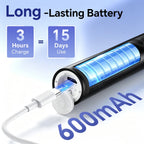 Rechargeable Rotating Electric Toothbrush with 4 Replacement Heads