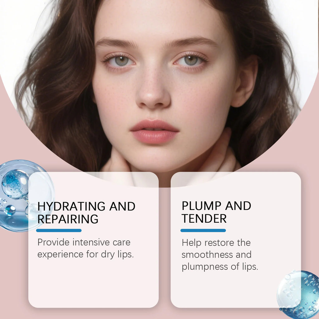 Hydrating Lip Plumper Serum for Smooth Fine-Line Free Lips