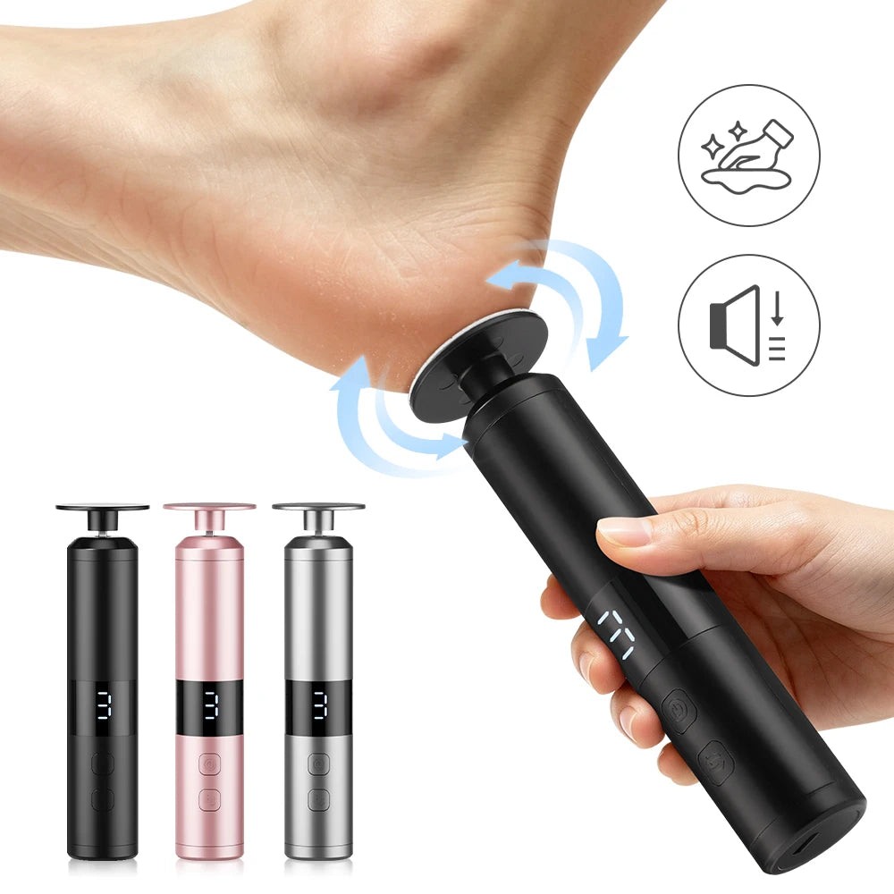 Electric Callus Remover with LCD Display and 6 Speed Settings